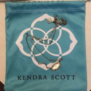 White kendra scott necklace